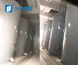 水处理行业-广东广州水务45立方钢衬PE次氯酸钠储罐项目案例